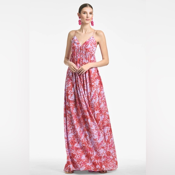 Sachin and Babi Floral Gown - Picture 1 of 3